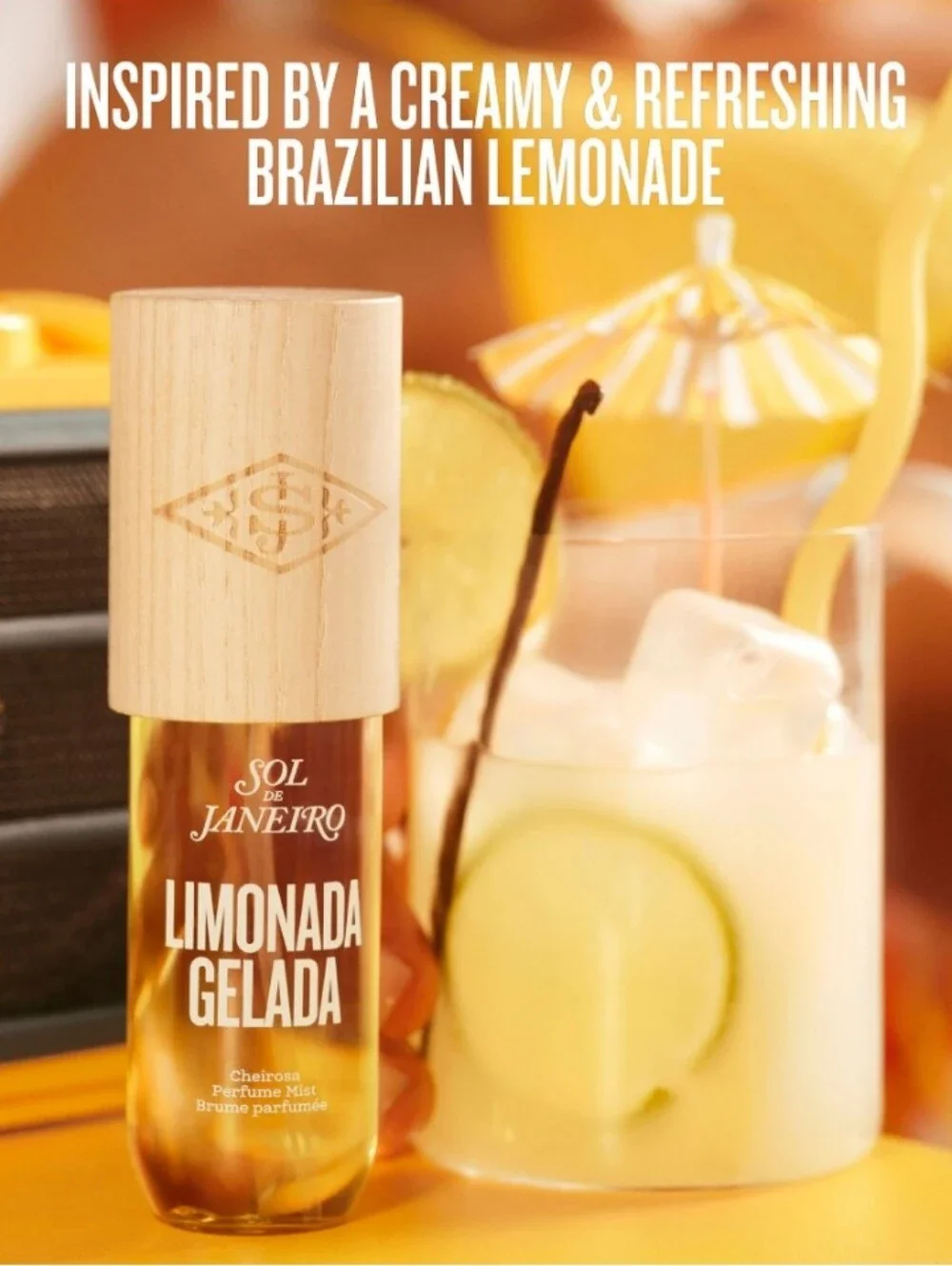 $26 Sol de Janeiro Limonada Gelada Creamy & Refreshing Body Mist 3oz/90ml